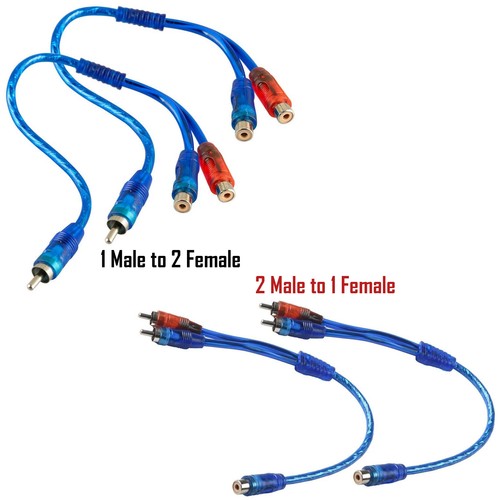 Rca splitter audio jack - 4x,