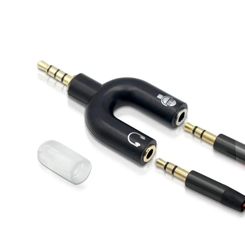 Pack 5mm headphone and mic - 3.5mm,