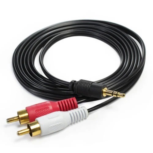 Gold 5mm stereo male mini - 3.5mm,